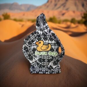 Duck off western hoodie